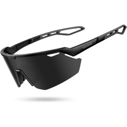 Lamicall 24g Lunettes de soleil de sport polarisées pour hommes femmes - Lunettes de soleil de protection UV400 Cadeaux pour la course à pied, le cyclisme, le baseball
