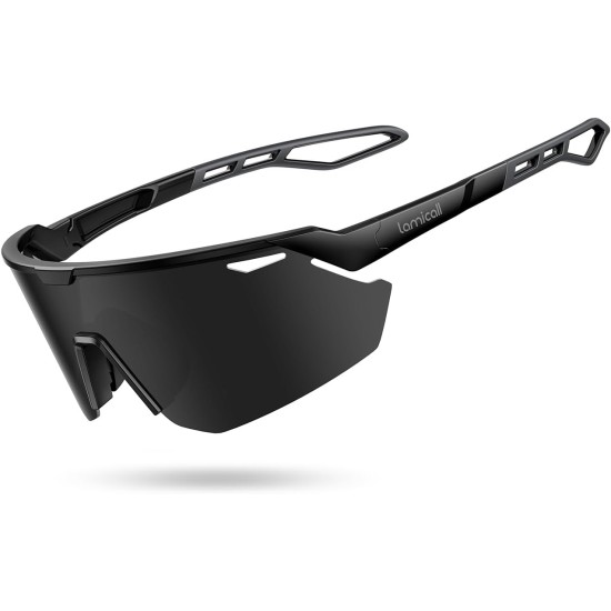 Lamicall 24g Lunettes de soleil de sport polarisées pour hommes femmes - Lunettes de soleil de protection UV400 Cadeaux pour la course à pied, le cyclisme, le baseball Lamicall 24g Lunettes de soleil de sport polarisées pour hommes femmes - Lunettes de soleil de protection UV400 Cadeaux pour la course à pied, le cyclisme, le baseball