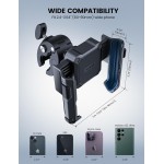 Lamicall Support de téléphone pour moto – [compatible avec l'appareil photo] [verrouillage 1 s] Support de téléphone pour vélo, pince de guidon pour vélo, scooter, cadeaux pour iPhone 17, 16, 15 Pro Max, Galaxy S25 Ultra, téléphones de 4,7 à 7 pouces