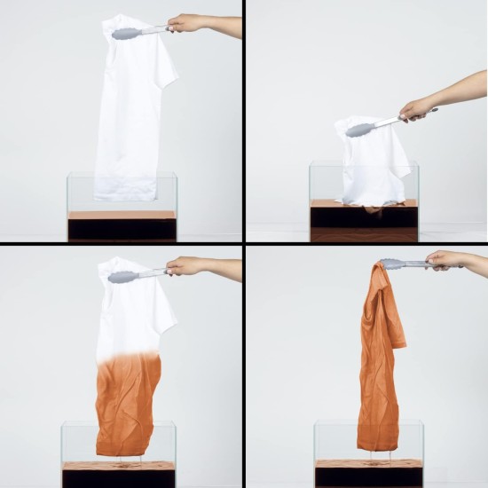 Poudre de teinture permanente pour tissu Tulip, méthode de teinture à chaud pour un éclat, couleur longue durée, orange Poudre de teinture permanente pour tissu Tulip, méthode de teinture à chaud pour un éclat, couleur longue durée, orange