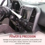 Pistolet de nettoyage d'air HI-TECH Vortex II – Outil de détail automatique professionnel pour un nettoyage en profondeur des intérieurs et des extérieurs – Utilise un compresseur d'air – Élimine rapidement la poussière, la saleté et la crasse
