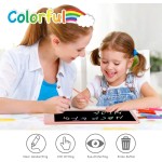 ORSEN Tablette d'écriture LCD 10 pouces, planche à dessin colorée pour enfants, jouets pour tout-petits pour 3 4 5 6 7 8 ans, cadeaux pour filles et garçons (rose)