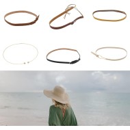Ceintures de chapeau pour bandes de chapeau bandes de chapeau bandes de chapeau en cuir pour hommes bandes de ceinture de chapeau occidental bandes de chapeau de paille 9 # cuir