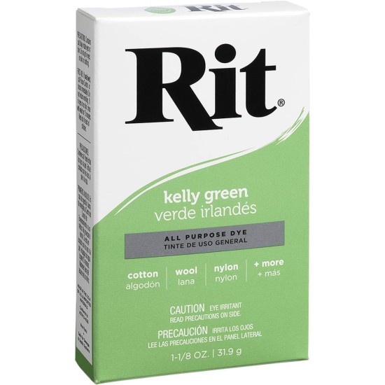Rit Dye 3-32 11749 Teinture pour tissu en poudre Vert Kelly