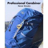 UNBREAKcable AirTag Support pour Apple – Lot de 4 étuis AirTag [Mousqueton professionnel] [Étanche] [Antichoc] Porte-clés AirTag en TPU pour enfants, animaux domestiques, clés, bagages, sacs à dos