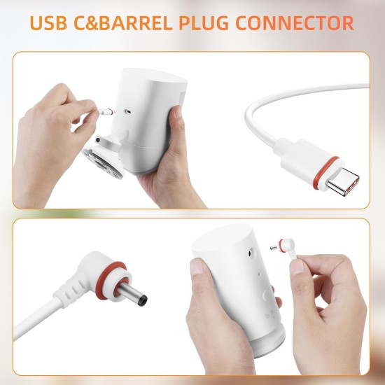 Panneau solaire pour caméra Ring, lot de 2 chargeurs solaires 4 W compatibles avec les projecteurs Rings et la toute nouvelle batterie de caméra extérieure Stick Up, câble de 3 m de long avec adaptateur de prise USB-C vers Ring Barrel Panneau solaire pour caméra Ring, lot de 2 chargeurs solaires 4 W compatibles avec les projecteurs Rings et la toute nouvelle batterie de caméra extérieure Stick Up, câble de 3 m de long avec adaptateur de prise USB-C vers Ring Barrel