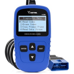 VDIAGTOOL VD10 Scanner de code OBD2 - Outil de diagnostic de voiture - Lecteur de code d'erreur moteur pour éteindre CEL avec arrêt sur image/préparation I/M pour toutes les voitures avec protocole OBDII - Outil de diagnostic OBD2