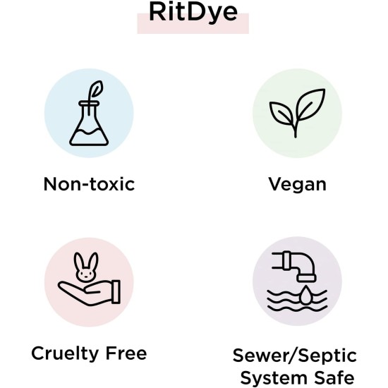 Teinture en poudre tout usage Rit, mauve Teinture en poudre tout usage Rit, mauve