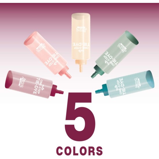 Teinture cravate 5 couleurs, désert Teinture cravate 5 couleurs, désert