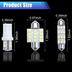 Ampoule LED de voiture, ensemble combiné de 24 LED, utilisé pour l'intérieur de la voiture/dôme de carte intérieur/coffre/feux d'immatriculation, etc. Ampoule LED de voiture, ensemble combiné de 24 LED, utilisé pour l'intérieur de la voiture/dôme de carte intérieur/coffre/feux d'immatriculation, etc.