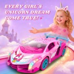 Voiture RC Licorne pour Filles, Voiture Télécommandée Rainbow Glow & Drift Wing, Voitures RC 2,4 GHz Échelle 1:18, Jouets pour Enfants Âge 3 4 5 6 7 8 9 10 11 12, Cadeaux d'anniversaire pour Filles, Cadeaux de Saint Valentin pour Enfants de 3 à 12 Ans Voiture RC Licorne pour Filles, Voiture Télécommandée Rainbow Glow & Drift Wing, Voitures RC 2,4 GHz Échelle 1:18, Jouets pour Enfants Âge 3 4 5 6 7 8 9 10 11 12, Cadeaux d'anniversaire pour Filles, Cadeaux de Saint Valentin pour Enfants de 3 à 12 Ans