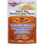 Poudre de teinture permanente pour tissu Tulip, méthode de teinture à chaud pour un éclat, couleur longue durée, orange Poudre de teinture permanente pour tissu Tulip, méthode de teinture à chaud pour un éclat, couleur longue durée, orange