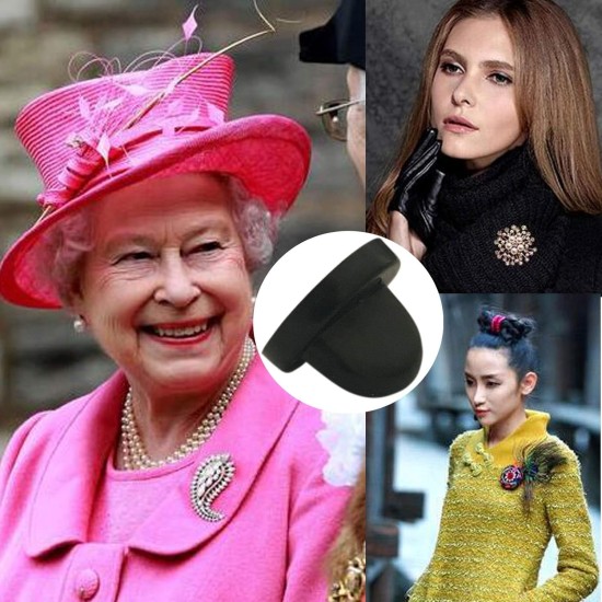 50 pcs Dos d'épingle en Caoutchouc PVC Papillon Embrayage Émail Épinglette Supports Cap Keepers Remplacement pour Badges Uniformes Ajustement Confort Épingles à Cravate Support Support Fermoir, Noir