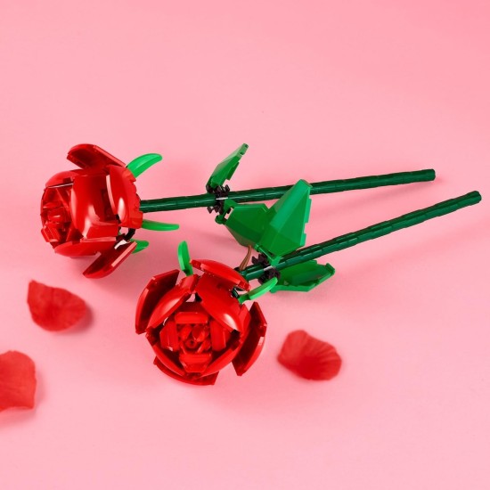 LEGO Roses - Jouet de construction pour enfants, filles et garçons, à partir de 8 ans - Roses artificielles et fausses pour la décoration et l'exposition de la maison - Idée cadeau pour les amateurs de plantes et de fleurs - 40460 LEGO Roses - Jouet de construction pour enfants, filles et garçons, à partir de 8 ans - Roses artificielles et fausses pour la décoration et l'exposition de la maison - Idée cadeau pour les amateurs de plantes et de fleurs - 40460