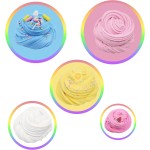 Paquet de 7 kits de slime au beurre de gâteau, kit de slime doux et non collant, cadeaux de fête pour filles et garçons Paquet de 7 kits de slime au beurre de gâteau, kit de slime doux et non collant, cadeaux de fête pour filles et garçons