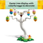 LEGO 40808 Jouet de construction de chasse aux œufs de lapin et de poussin pour filles et garçons – Ensemble de jeu printanier pour enfants à partir de 8 ans – Panier de remplissage ou idée cadeau pour Pâques – 40808