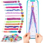 VERTOY Kit de fabrication de bracelets d'amitié pour filles – Jouets d'art et d'artisanat cool pour 6 7 8 9 10 11 12 ans, ficelle de bracelet et activité enrichissante, meilleurs cadeaux d'anniversaire pour adolescentes VERTOY Kit de fabrication de bracelets d'amitié pour filles – Jouets d'art et d'artisanat cool pour 6 7 8 9 10 11 12 ans, ficelle de bracelet et activité enrichissante, meilleurs cadeaux d'anniversaire pour adolescentes