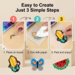 Sukh 5400+Pcs Perles à Fusibles - Kit de Perles à Fusibles Kit de Perles à Fondre Perles à Fusibles Perles de Fer en Vrac pour l'Artisanat d'Enfants, Idéal pour les Garçons et les Filles Cadeaux d'Anniversaire de Noël Mélange 24 Couleurs 5mm Sukh 5400+Pcs Perles à Fusibles - Kit de Perles à Fusibles Kit de Perles à Fondre Perles à Fusibles Perles de Fer en Vrac pour l'Artisanat d'Enfants, Idéal pour les Garçons et les Filles Cadeaux d'Anniversaire de Noël Mélange 24 Couleurs 5mm