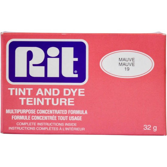 Teinture en poudre tout usage Rit, mauve Teinture en poudre tout usage Rit, mauve