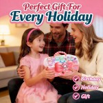 Jimcii Créez votre propre kit de bulles nano-ruban pour enfants, cadeaux d'anniversaire pour filles de 4, 5, 6, 7, 8, 9, 10, 11, 12 ans, petits-enfants, jouets pour enfants de 4-6, 6-8, 7-8, 8-10, 10-12 ans