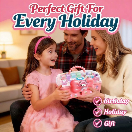 Jimcii Créez votre propre kit de bulles nano-ruban pour enfants, cadeaux d'anniversaire pour filles de 4, 5, 6, 7, 8, 9, 10, 11, 12 ans, petits-enfants, jouets pour enfants de 4-6, 6-8, 7-8, 8-10, 10-12 ans