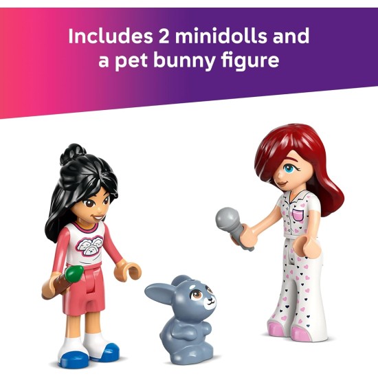 Jouet de construction LEGO Friends Paisley's Room - Ensemble de jeu d'imitation pour enfants, filles et garçons, à partir de 6 ans - avec 2 minipoupées, figurine de lapin et pièce de style peluche - Idée cadeau pour les anniversaires - 42647
