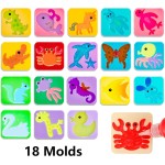 Aqua Fairy Kit de gel d'eau pour enfants, kit de jouets magiques d'elfe d'eau avec 12 couleurs, 18 moules, 6 paquets de poudre magique, créez votre propre kit d'elfe magique, kits d'artisanat d'animaux aquatiques pour enfants