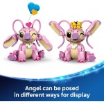 LEGO Disney Angel Lilo & Stitch Jouet pour enfants – Ensemble de décoration de chambre et de construction pour filles et garçons, à partir de 9 ans – Idée de cadeau d'anniversaire pour les jeunes fans qui aiment les objets Stitch et les jouets d'apprentis