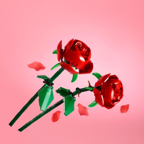 LEGO Roses - Jouet de construction pour enfants, filles et garçons, à partir de 8 ans - Roses artificielles et fausses pour la décoration et l'exposition de la maison - Idée cadeau pour les amateurs de plantes et de fleurs - 40460 LEGO Roses - Jouet de construction pour enfants, filles et garçons, à partir de 8 ans - Roses artificielles et fausses pour la décoration et l'exposition de la maison - Idée cadeau pour les amateurs de plantes et de fleurs - 40460