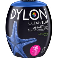 Dylon Pod de teinture pour tissu, bleu océan 350 g (lot de 1), 340,2 g