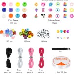 Dowsabel Kit de fabrication de bracelets, perles pour la fabrication de bracelets, poney, Kandi, argile polymère, visage souriant et perles de lettres pour la fabrication de bijoux, bricolage, cadeaux d'art et d'artisanat, jouets pour filles de 6 à 12 ans Dowsabel Kit de fabrication de bracelets, perles pour la fabrication de bracelets, poney, Kandi, argile polymère, visage souriant et perles de lettres pour la fabrication de bijoux, bricolage, cadeaux d'art et d'artisanat, jouets pour filles de 6 à 12 ans