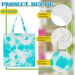 Silkfly Lot de 10 sacs fourre-tout en coton blanc pour articles de teinture à nouer pour grands groupes, projet de fête, bricolage artisanal Silkfly Lot de 10 sacs fourre-tout en coton blanc pour articles de teinture à nouer pour grands groupes, projet de fête, bricolage artisanal