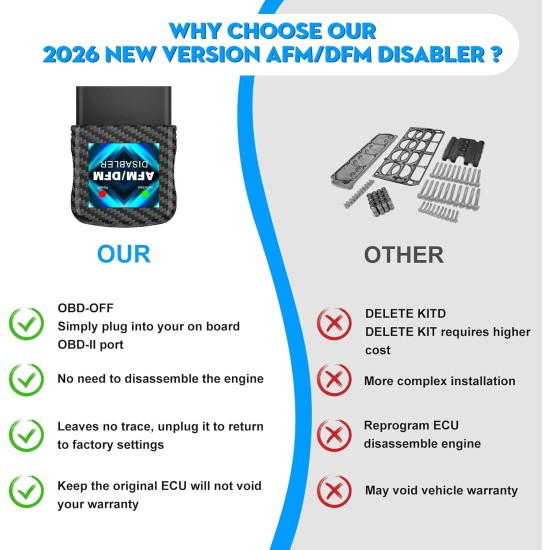 Désactiveur AFM Désactivation de gestion active du carburant Désactiveur AFM/DFM Compatible avec les moteurs GM V6 et V8 Désactiveur AFM 5.3 Silverado (Chevy GMC Sierra GMC Yukon Cadillac Escalade etc.) 4,3 L 5,3 L 6,0 L 6,2 L Désactiveur AFM Désactivation de gestion active du carburant Désactiveur AFM/DFM Compatible avec les moteurs GM V6 et V8 Désactiveur AFM 5.3 Silverado (Chevy GMC Sierra GMC Yukon Cadillac Escalade etc.) 4,3 L 5,3 L 6,0 L 6,2 L