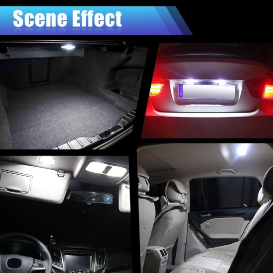 Ampoule LED de voiture, ensemble combiné de 24 LED, utilisé pour l'intérieur de la voiture/dôme de carte intérieur/coffre/feux d'immatriculation, etc. Ampoule LED de voiture, ensemble combiné de 24 LED, utilisé pour l'intérieur de la voiture/dôme de carte intérieur/coffre/feux d'immatriculation, etc.