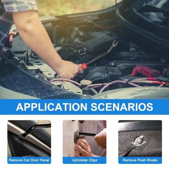 Clips de voiture et Rivets en plastique, 120 pièces, 6 tailles populaires, convient aux pare-chocs, aux ailes et à la plupart des modèles de voiture, idéal pour la fixation et le remplacement de la carrosserie Clips de voiture et Rivets en plastique, 120 pièces, 6 tailles populaires, convient aux pare-chocs, aux ailes et à la plupart des modèles de voiture, idéal pour la fixation et le remplacement de la carrosserie