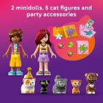 LEGO Friends - 42666 - Jouet de construction pour fête d'anniversaire et cabane dans les arbres - Blocs de construction avec jouets pour chat et 2 mini-poupées - Jouet créatif pour enfants pour filles et garçons, 9 ans et plus - Idée cadeau d'anniversaire