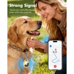 UNBREAKcable AirTag Support pour Apple – Lot de 4 étuis AirTag [Mousqueton professionnel] [Étanche] [Antichoc] Porte-clés AirTag en TPU pour enfants, animaux domestiques, clés, bagages, sacs à dos