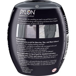 Dylon Teinture textile pour machine à laver pour vêtements et meubles doux, gris fumé, 350 g (lot de 1) (l'emballage peut varier)