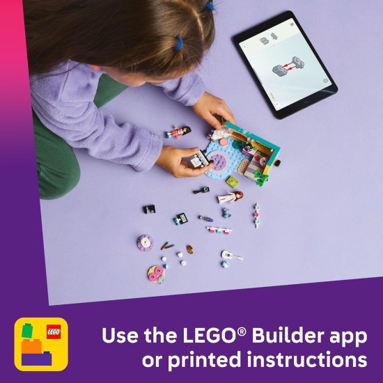 Jouet de construction LEGO Friends Paisley's Room - Ensemble de jeu d'imitation pour enfants, filles et garçons, à partir de 6 ans - avec 2 minipoupées, figurine de lapin et pièce de style peluche - Idée cadeau pour les anniversaires - 42647