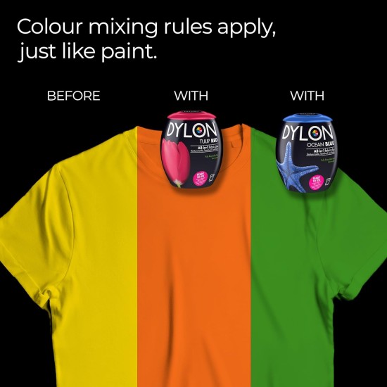 Dylon Pod de teinture pour tissu, bleu océan 350 g (lot de 1), 340,2 g Dylon Pod de teinture pour tissu, bleu océan 350 g (lot de 1), 340,2 g