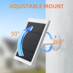 Panneau solaire pour caméra Ring, lot de 2 chargeurs solaires 4 W compatibles avec les projecteurs Rings et la toute nouvelle batterie de caméra extérieure Stick Up, câble de 3 m de long avec adaptateur de prise USB-C vers Ring Barrel Panneau solaire pour caméra Ring, lot de 2 chargeurs solaires 4 W compatibles avec les projecteurs Rings et la toute nouvelle batterie de caméra extérieure Stick Up, câble de 3 m de long avec adaptateur de prise USB-C vers Ring Barrel