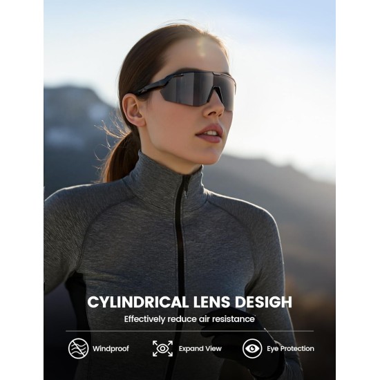 Lamicall 24g Lunettes de soleil de sport polarisées pour hommes femmes - Lunettes de soleil de protection UV400 Cadeaux pour la course à pied, le cyclisme, le baseball Lamicall 24g Lunettes de soleil de sport polarisées pour hommes femmes - Lunettes de soleil de protection UV400 Cadeaux pour la course à pied, le cyclisme, le baseball