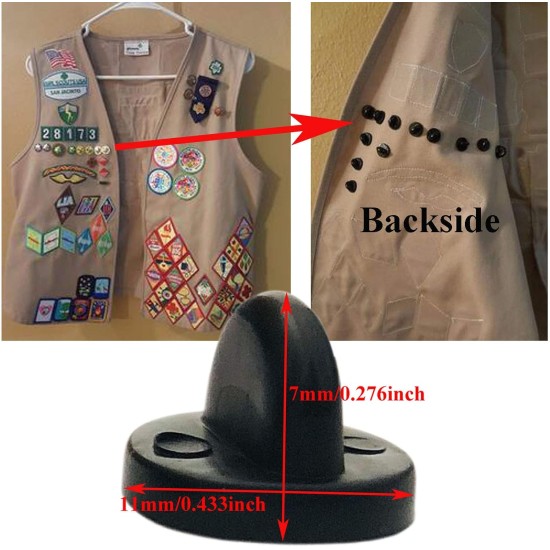 50 pcs Dos d'épingle en Caoutchouc PVC Papillon Embrayage Émail Épinglette Supports Cap Keepers Remplacement pour Badges Uniformes Ajustement Confort Épingles à Cravate Support Support Fermoir, Noir