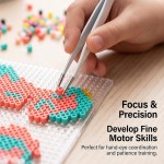 Sukh 5400+Pcs Perles à Fusibles - Kit de Perles à Fusibles Kit de Perles à Fondre Perles à Fusibles Perles de Fer en Vrac pour l'Artisanat d'Enfants, Idéal pour les Garçons et les Filles Cadeaux d'Anniversaire de Noël Mélange 24 Couleurs 5mm Sukh 5400+Pcs Perles à Fusibles - Kit de Perles à Fusibles Kit de Perles à Fondre Perles à Fusibles Perles de Fer en Vrac pour l'Artisanat d'Enfants, Idéal pour les Garçons et les Filles Cadeaux d'Anniversaire de Noël Mélange 24 Couleurs 5mm