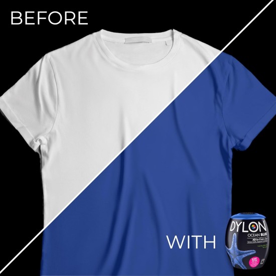 Dylon Pod de teinture pour tissu, bleu océan 350 g (lot de 1), 340,2 g Dylon Pod de teinture pour tissu, bleu océan 350 g (lot de 1), 340,2 g