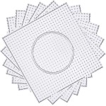 H&W Lot de 4 planches de perles fusibles de 5 mm, grands kits de panneaux perforés transparents, avec 4 papiers cadeau (WA3-Z1) H&W Lot de 4 planches de perles fusibles de 5 mm, grands kits de panneaux perforés transparents, avec 4 papiers cadeau (WA3-Z1)