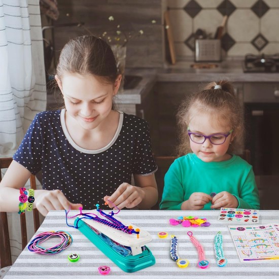 VERTOY Kit de fabrication de bracelets d'amitié pour filles – Jouets d'art et d'artisanat cool pour 6 7 8 9 10 11 12 ans, ficelle de bracelet et activité enrichissante, meilleurs cadeaux d'anniversaire pour adolescentes VERTOY Kit de fabrication de bracelets d'amitié pour filles – Jouets d'art et d'artisanat cool pour 6 7 8 9 10 11 12 ans, ficelle de bracelet et activité enrichissante, meilleurs cadeaux d'anniversaire pour adolescentes