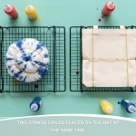 Kit Tie-Dye avec 2 supports pliants en acier inoxydable et coussinet en silicone antidérapant. Kit Tie-Dye avec 2 supports pliants en acier inoxydable et coussinet en silicone antidérapant.