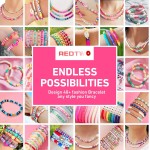 Redtwo 5100 Kit de fabrication de bracelets en perles d'argile, perles plates Preppy pour la fabrication de bijoux d'amitié, perles Heishi en polymère avec breloques, cadeaux pour adolescentes, loisirs créatifs pour filles âgées de 8 à 12 ans Redtwo 5100 Kit de fabrication de bracelets en perles d'argile, perles plates Preppy pour la fabrication de bijoux d'amitié, perles Heishi en polymère avec breloques, cadeaux pour adolescentes, loisirs créatifs pour filles âgées de 8 à 12 ans