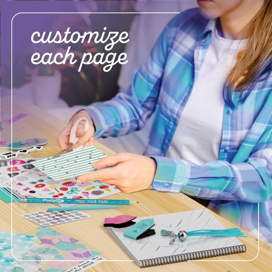 Pretty Me Kit de journal à faire soi-même pour filles – Cadeau pour fille de 8 à 14 ans – Idées de cadeaux d'anniversaire sympas pour les adolescentes – Kits d'art et d'artisanat amusants et mignons pour adolescents et adolescents – Ensemble de jouets pou